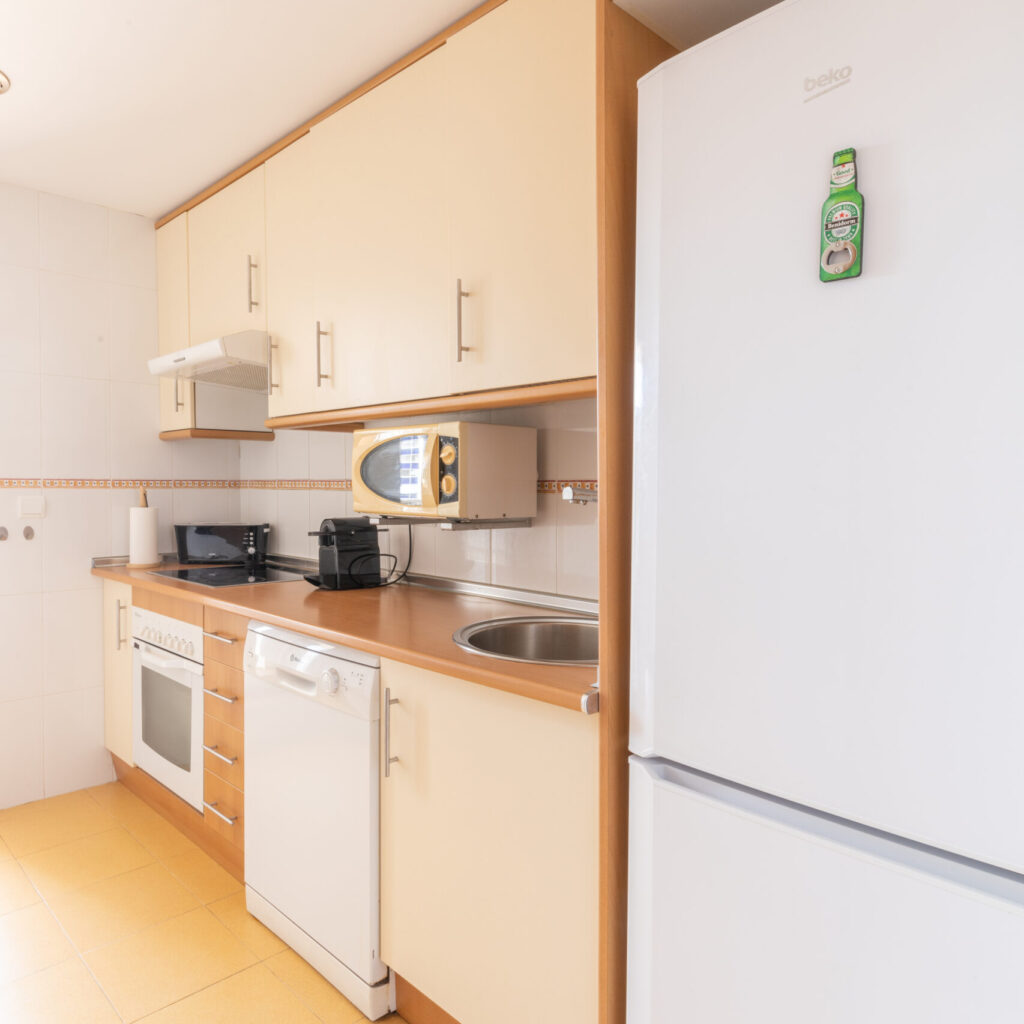 keuken van het appartement aan de spaanse kust